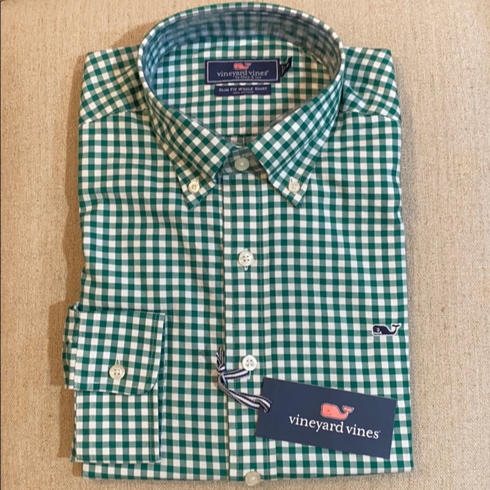 Vineyard Vines Slime Fit Long Sleeve Button Down